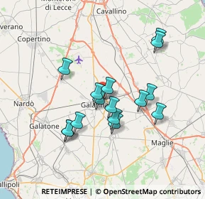 Mappa Via San Lazzaro, 73013 Galatina LE, Italia (6.57067)