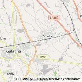 Mappa Soleto