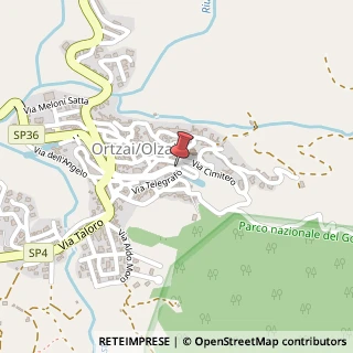 Mappa Via Guglielmo Marconi, 25, 08020 Olzai, Nuoro (Sardegna)