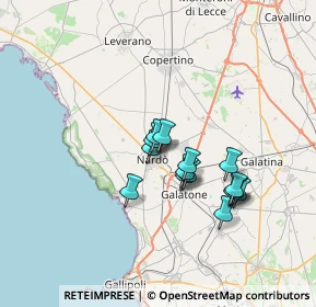 Mappa Via Pastrengo, 73048 Nardò LE, Italia (5.70333)