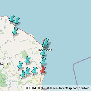 Mappa Località Punta Alice, 88811 Cirò Marina KR, Italia (21.54643)