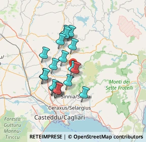 Mappa Localita S'Arridelli, 09040 Serdiana CA, Italia (12.396)