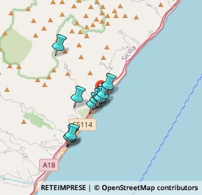 Mappa SS114, 98021 Alì Terme ME, Italia (2.66909)