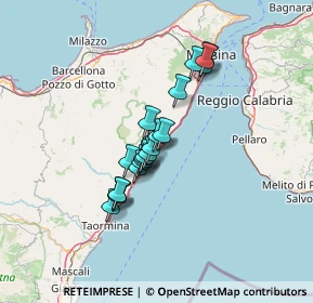 Mappa SS114, 98021 Alì Terme ME, Italia (10.595)