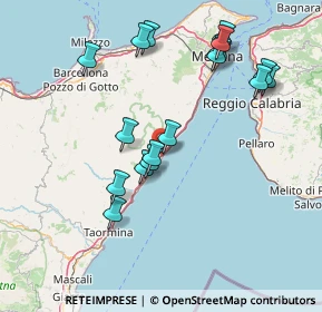 Mappa SS114, 98021 Alì Terme ME, Italia (17.39765)