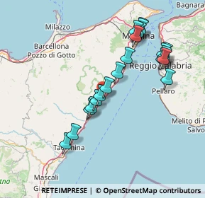 Mappa SS114, 98021 Alì Terme ME, Italia (16.558)