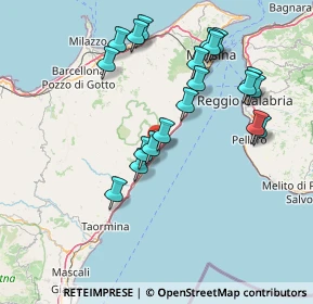 Mappa SS114, 98021 Alì Terme ME, Italia (17.0335)