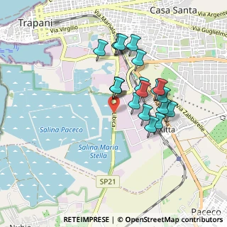 Mappa SP21, 91100 Trapani TP, Italia (0.8465)
