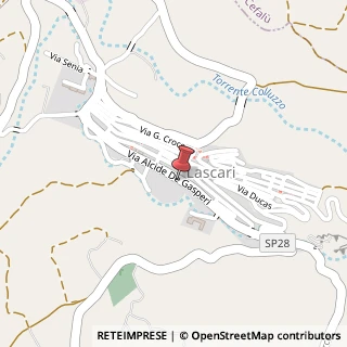 Mappa Viale A. de Gasperi, 25, 90010 Lascari, Palermo (Sicilia)