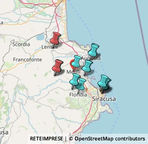 Mappa Via Giulio Emanuele Rizzo, 96010 Melilli SR, Italia (11.2655)