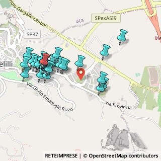 Mappa Via Pier Santi Mattarella, 96010 Melilli SR, Italia (0.55714)