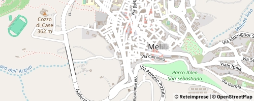 Mappa Melilli