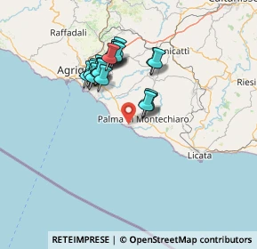 Mappa Via Eolie, 92020 Palma di Montechiaro AG, Italia (13.297)
