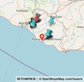 Mappa Via Eolie, 92020 Palma di Montechiaro AG, Italia (12.175)