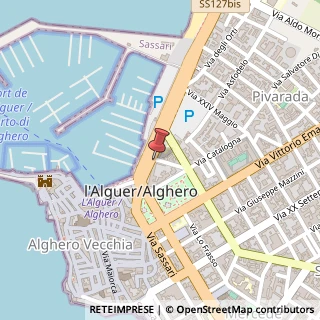 Mappa Via Giuseppe Garibaldi, 33, 07041 Alghero, Sassari (Sardegna)