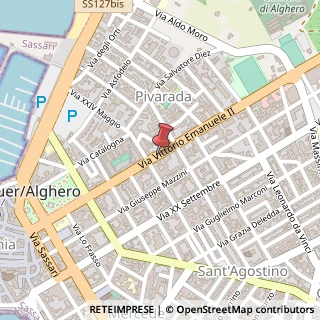 Mappa Via Vittorio Emanuele II, 111, 07041 Alghero, Sassari (Sardegna)
