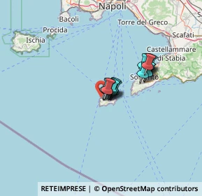 Mappa IL Riccio Restaurant & Beach Club, 80071 Anacapri NA, Italia (9.25529)