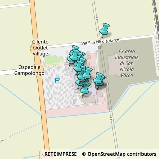 Mappa Cilento Outlet Village SS 18 Tirrenia Inferiore km 79+250, 84025 Eboli SA, Italia (0.08947)