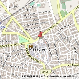 Mappa Piazza Vittorio Emanuele II, 50, 72023 Mesagne, Brindisi (Puglia)