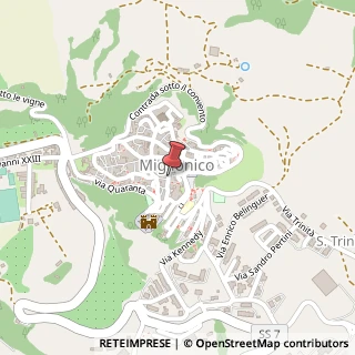 Mappa Via Pietro Sivilia, 8, 75010 Miglionico, Matera (Basilicata)
