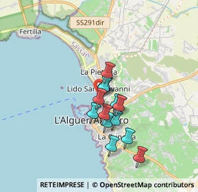 Mappa Lido, 07041 Alghero SS, Italia (1.37692)