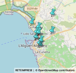 Mappa Via Domenico Alberto Azuni, 07041 Alghero SS, Italia (0.98818)
