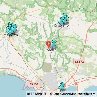 Mappa Via S. Francesco, 74010 Statte TA, Italia (6.87625)