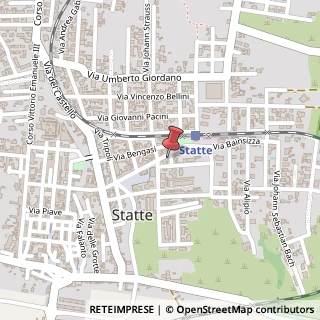 Mappa Via Bainsizza, 42, 74010 Statte, Taranto (Puglia)