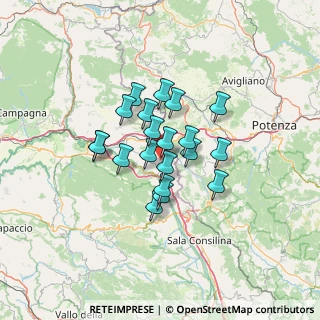 Mappa 84030 Caggiano SA, Italia (10.06)