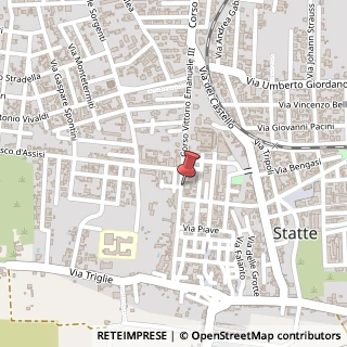 Mappa Corso Vittorio Emanuele III, 112, 74010 Statte, Taranto (Puglia)