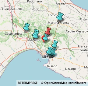 Mappa 74010 Statte TA, Italia (11.07556)