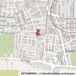 Mappa Via San Francesco, 40, 74010 Statte, Taranto (Puglia)