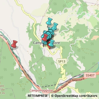 Mappa Strada Provinciale 13 di Castelmezzano, 85010 Campomaggiore PZ, Italia (0.52381)