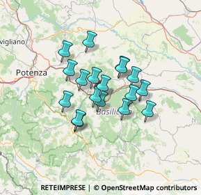 Mappa Strada Provinciale 13 di Castelmezzano, 85010 Campomaggiore PZ, Italia (10.43056)