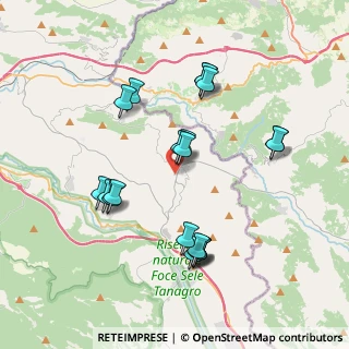 Mappa Via Piedi l'Arma, 84030 Caggiano SA, Italia (4.0125)