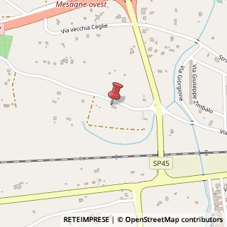Mappa Strada Comunale Vecchia Latiano, 5, 72023 Mesagne, Brindisi (Puglia)