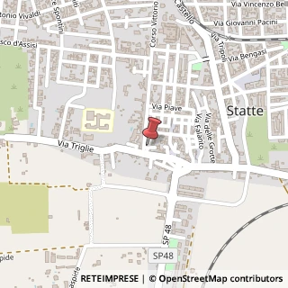 Mappa Vico Barone, 7, 74010 Statte, Taranto (Puglia)