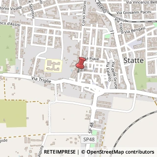 Mappa Corso Vittorio Emanuele III, 25, 74010 Statte, Taranto (Puglia)