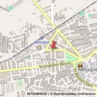 Mappa Via Carmine, 38, 72023 Mesagne, Brindisi (Puglia)