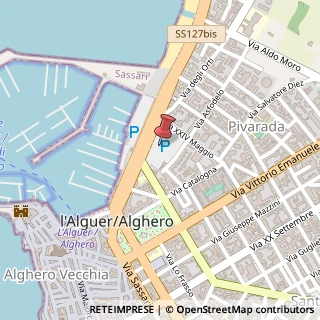 Mappa Piazzale della Pace, 07041 Alghero SS, Italia, 07041 Alghero, Sassari (Sardegna)