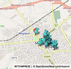 Mappa Via Dottor Roberto Antonucci, 72023 Mesagne BR, Italia (0.437)