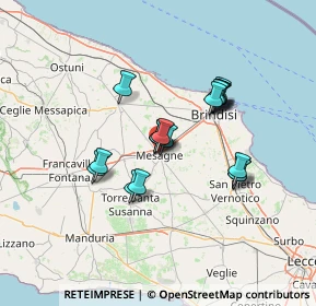 Mappa Via Dottor Roberto Antonucci, 72023 Mesagne BR, Italia (11.60444)