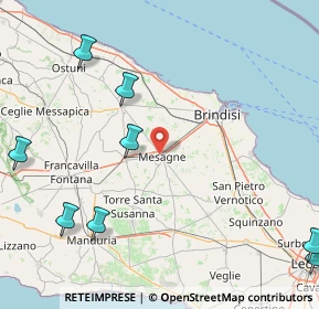 Mappa Via Tito Speri, 72023 Mesagne BR, Italia (33.60615)