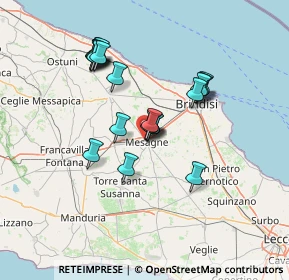 Mappa Via Tito Speri, 72023 Mesagne BR, Italia (13.149)