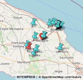 Mappa Via Tito Speri, 72023 Mesagne BR, Italia (12.005)