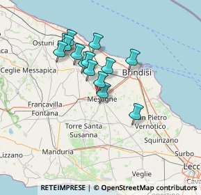 Mappa Via Tito Speri, 72023 Mesagne BR, Italia (11.94786)