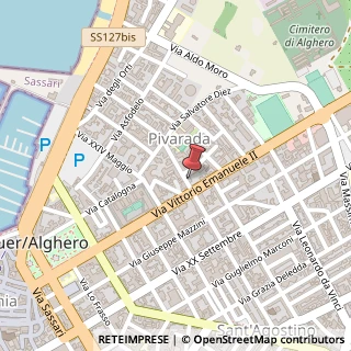 Mappa Via Sebastiano Satta, 22, 07041 Alghero, Sassari (Sardegna)