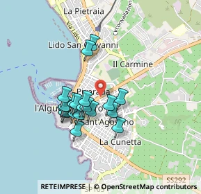 Mappa Via Ramon Cravellet, 07041 Alghero SS, Italia (0.7605)