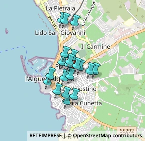Mappa Via Ramon Cravellet, 07041 Alghero SS, Italia (0.6515)