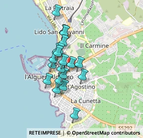 Mappa Via Ramon Cravellet, 07041 Alghero SS, Italia (0.6955)